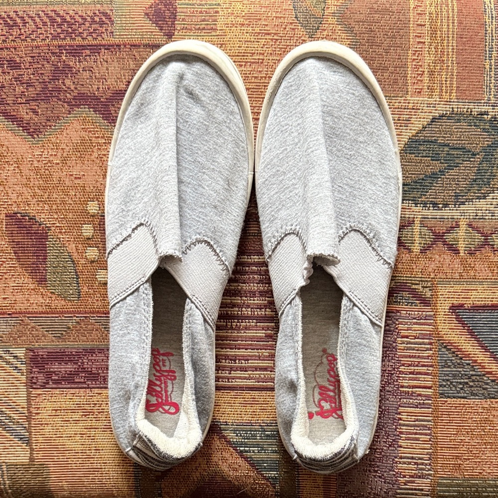 Jellypop Gray Slip-On Flats
